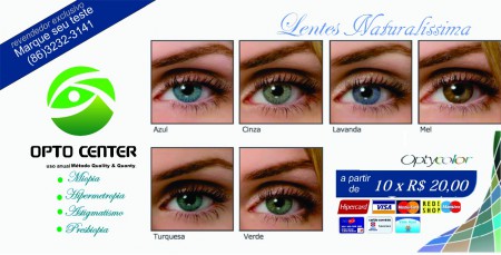 Lentes na promoção " Mes dias das Maes"